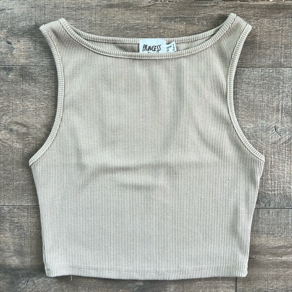 Princess Polly cropped high neck tank